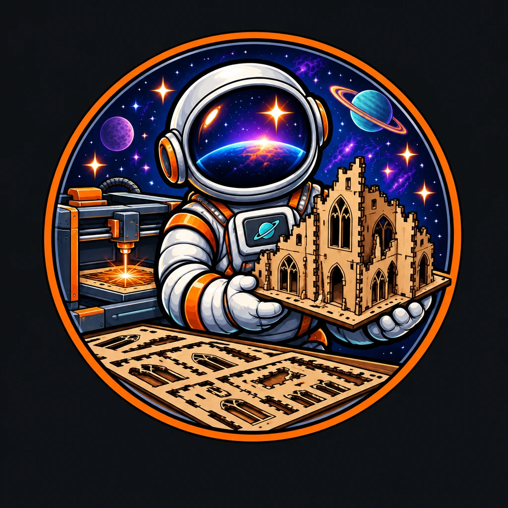 Astral Workshop Laser Cutting service badge