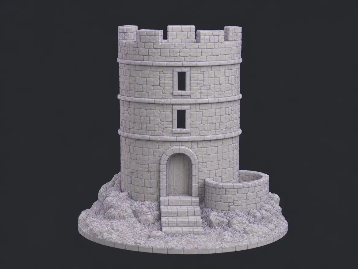 AI-generated illustrative example: Digital model comparison illustration